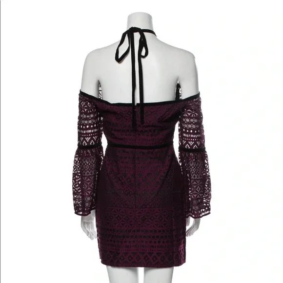 NWT Likely Printed Lace Mini Dress Size M - Picture 2 of 8